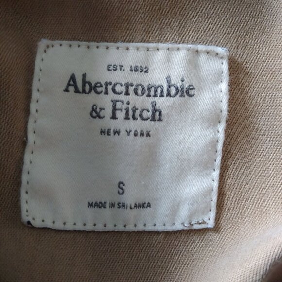 Abercrombie & Fitch Asymmetrical Loose Fit Fall Layering Jacket S - Picture 13 of 16